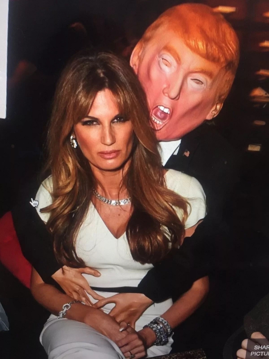 Saucy Girls Wearing "Grab Her By The P*@#Y" Halloween Costume Is... Well, Still Sexy (Photos) Saucy Girls Wearing "Grab Her By The P*@#Y" Halloween Costume Is... Well, Still Sexy (Photos)