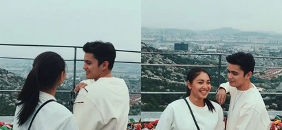 On the way to forever na ba? James Reid visits the love locks in Seoul with Nadine Lustre