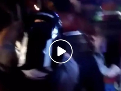Severely drunk Pinoy motorist leaves motorcycle and rides the jeepney instead while still wearing helmet