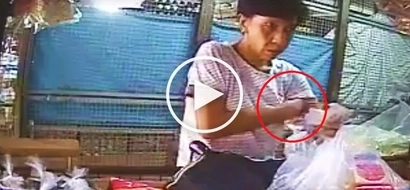 Pinoy cashier catches elderly woman hiding P100 change under armpit to get more cash