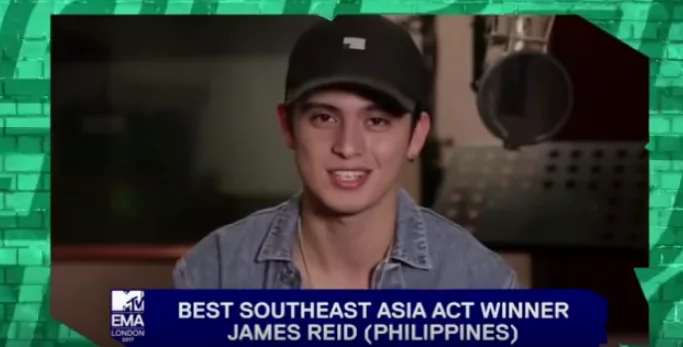 It’s a victory for James Reid as he wins in MTV Europe Music Awards It’s a victory for James Reid as he wins in MTV Europe Music Awards