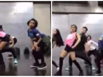 Watch the viral video of Andrea Brillantes and Awra's dance showdown in round 2!