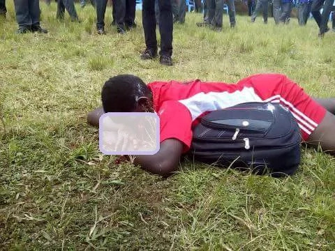 Female student hit by a stray bullet in Migori