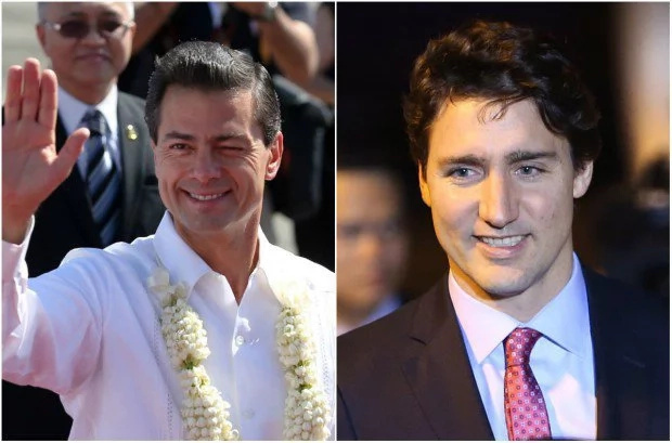 Enrique Nieto, Justin Trudeau jog together in Quebec Enrique Nieto, Justin Trudeau jog together in Quebec