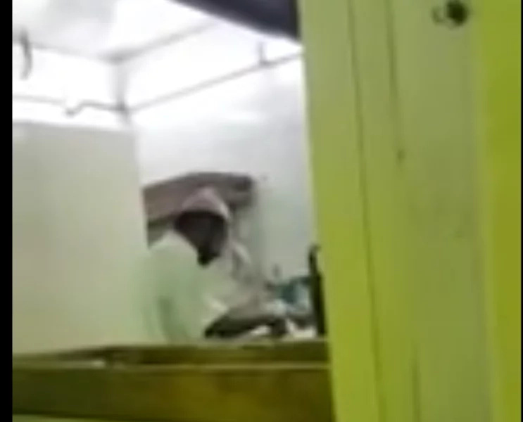 Baker in Saudi Arabia spits on dough Baker in Saudi Arabia spits on dough