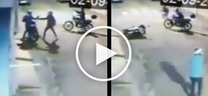 Brave off-duty policeman fights back against hold-uppers with deadly results