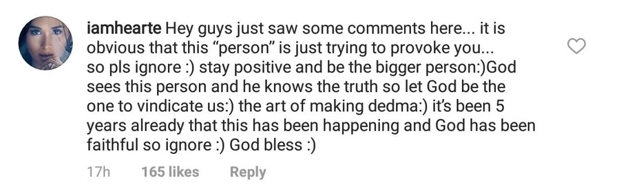 Heart Evangelista reacts to netizen who bashed her relationship with husband Senator Chiz Escudero Heart Evangelista reacts to netizen who bashed her relationship with husband Senator Chiz Escudero