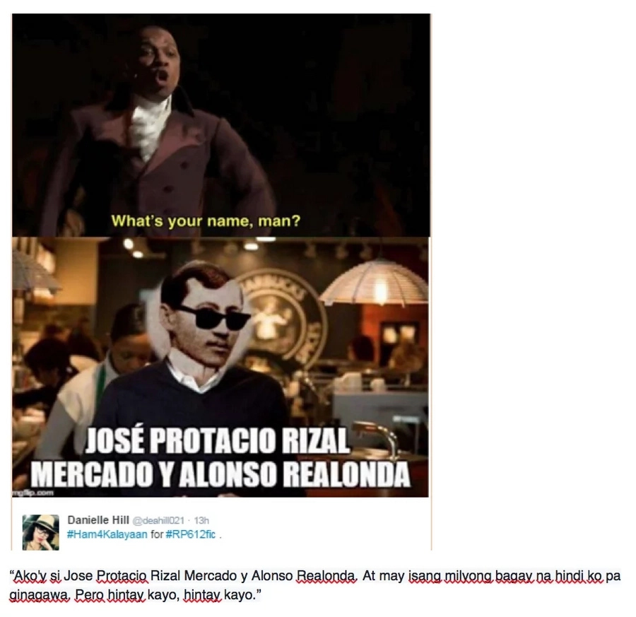 HistoriPuns, Hype, and Hamilton: 30+ Tweets that will make you appreciate Filipino wit HistoriPuns, Hype, and Hamilton: 30+ Tweets that will make you appreciate Filipino wit