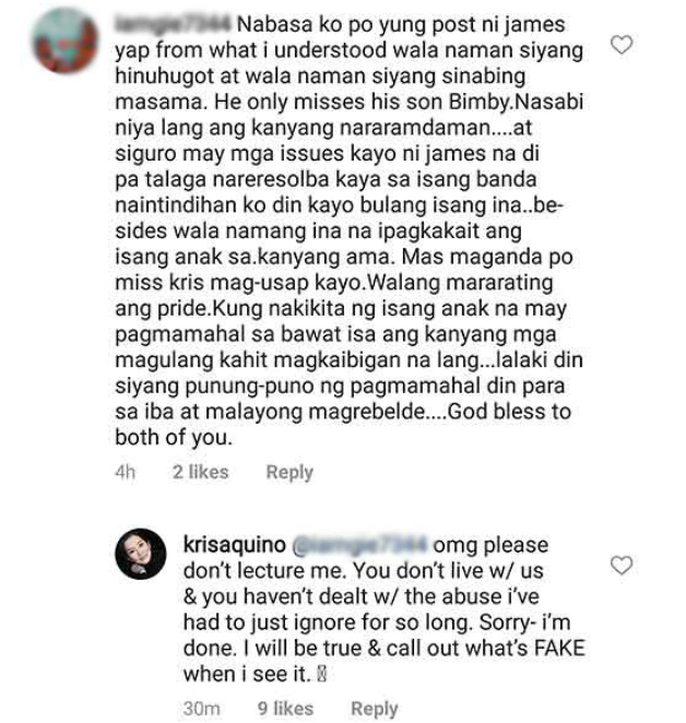 Di pinalampas ang 'bait-baitan' dating asawa! Kris Aquino lashes out at James Yap Di pinalampas ang 'bait-baitan' dating asawa! Kris Aquino lashes out at James Yap