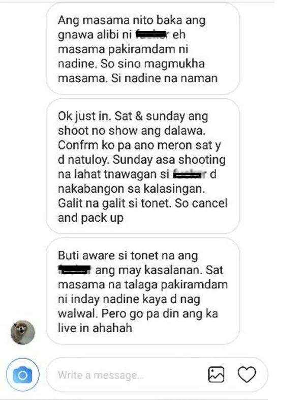 Netizens accuse James Reid of sabotaging Direk Tonet’s movie & cheating on Nadine Lustre Netizens accuse James Reid of sabotaging Direk Tonet’s movie & cheating on Nadine Lustre