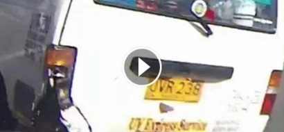 Brutal na aksidente! Watch dangerous FX driver beat red light and crash private card