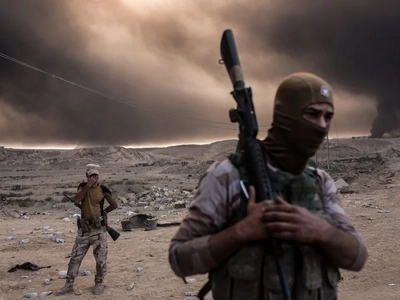 Breathtaking Photos Reveal The Dangers Soldiers Face In Battle For Mosul, Iraq