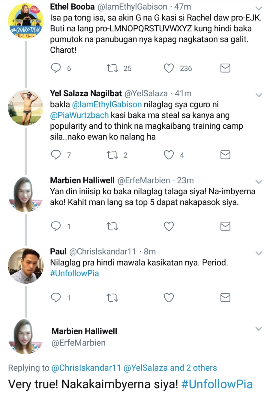 Nagsisihan na! Netizens accuses Pia Wurtzbach for Rachel Peters' unsuccessful Top 5 entry in the Miss Universe 2017 Nagsisihan na! Netizens accuses Pia Wurtzbach for Rachel Peters' unsuccessful Top 5 entry in the Miss Universe 2017