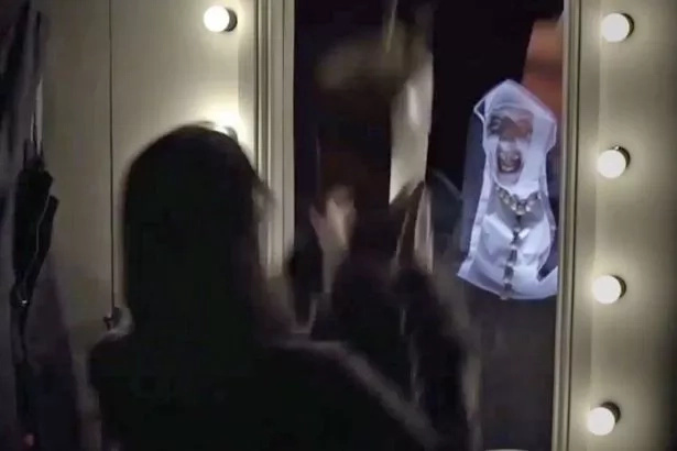 Horrifying prank with demon nun scares the **** out of victims Horrifying prank with demon nun scares the **** out of victims