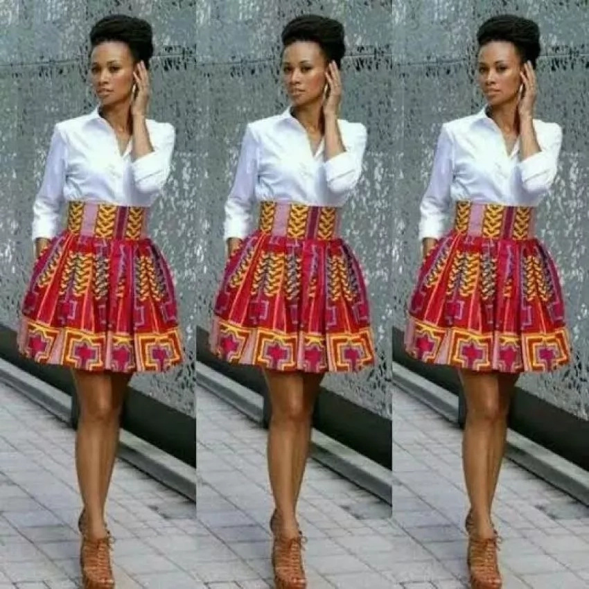 latest kitenge skirts