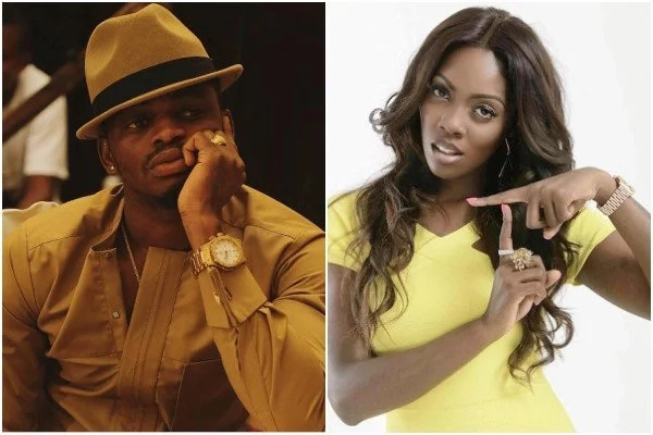 Fans blast Diamond Platnumz over new song he released with Tiwa Savage (photos)