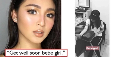 Pagaling na! Nadine Lustre goes on a checkup and netizens give her both encouraging and hateful words