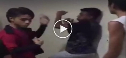 Bugbog sarado si kuya! Violent bullies brutally beat up defenseless teenager in dormitory