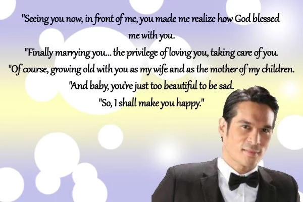 Nakaka-touch talaga! Max Collins and Pancho Magno's emotional wedding vows Nakaka-touch talaga! Max Collins and Pancho Magno's emotional wedding vows