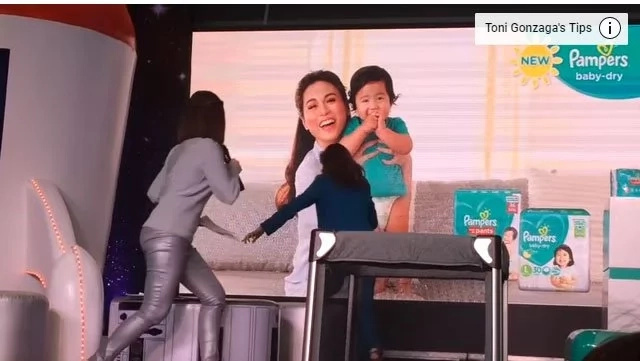 Baby Seve falls off from the stage, Daddy Paul comes to the rescue Baby Seve falls off from the stage, Daddy Paul comes to the rescue