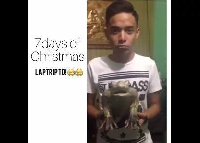 Group of boys create funny version of "7 days of Christmas" Group of boys create funny version of "7 days of Christmas"