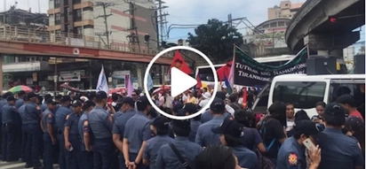 Isang araw ng pagpoprotesta! Demonstrations for, against Marcos and Duterte fill the streets of Mendiola