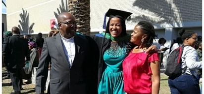 Perfect role models: Bsc Chemistry and Geology graduate thanks her parents