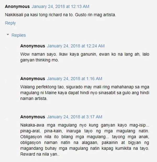Alden Richards father reacts to netizen's accusation of him relying on son for support Alden Richards father reacts to netizen's accusation of him relying on son for support