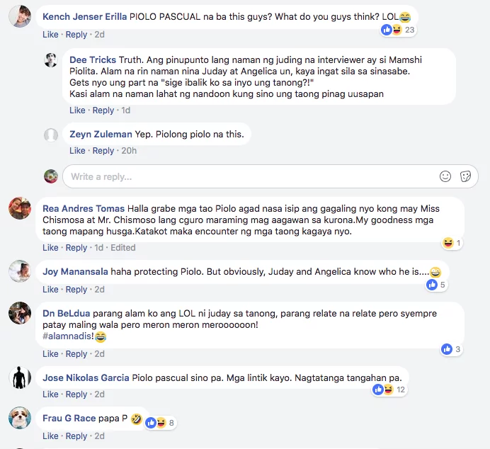 Sino kaya ang tinutukoy? Judy Ann Santos can't stop laughing when asked if she ever fell for a guy who turned out to be gay Sino kaya ang tinutukoy? Judy Ann Santos can't stop laughing when asked if she ever fell for a guy who turned out to be gay