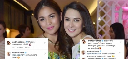 So echos lang ang 'snub' incident? NO RIFT between Marian Rivera and Andrea Torres as they exchange sweet messages on Instagram