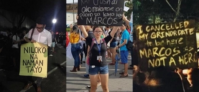 Katatawanang may laman! Anti-Marcos activists flash witty signs at rallies