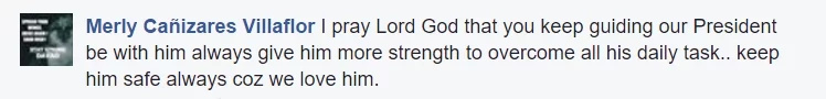 Filipinos pray for President Duterte Filipinos pray for President Duterte
