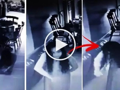 This house maid was allegedly possessed by a demonic spirit! Watch the terrifying CCTV footage shared by her scared employer!