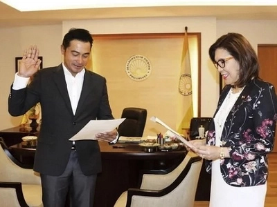 It's official: Cesar Montano has been sworn in as the new COO for Tourism Promotions