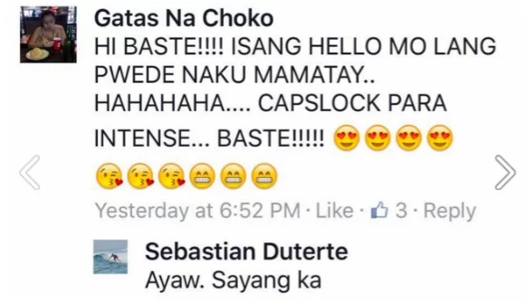 14 hilarious replies from Baste Duterte to his fans 14 hilarious replies from Baste Duterte to his fans
