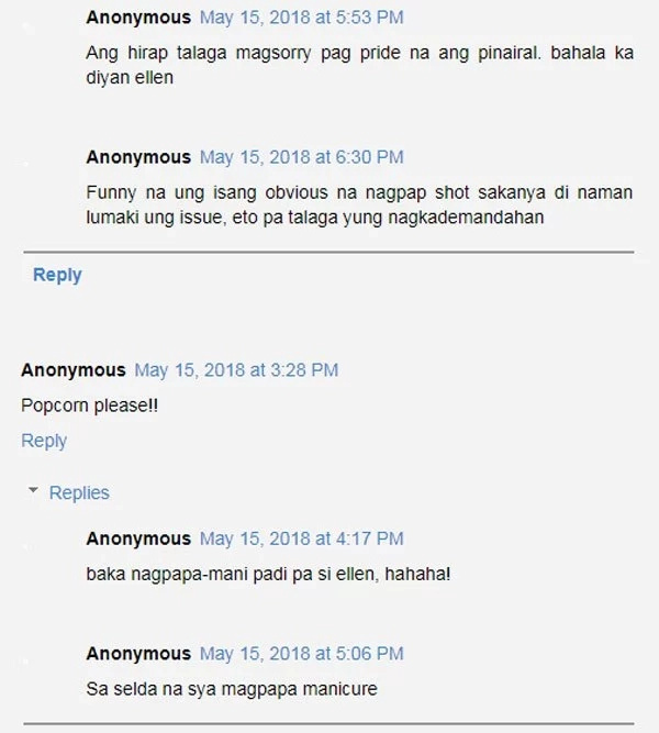 Netizens react after news spread that family of teen in Ellen Adarna's 'pap' video filed criminal charges against actress Netizens react after news spread that family of teen in Ellen Adarna's 'pap' video filed criminal charges against actress
