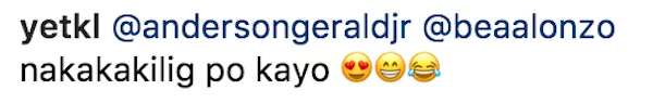 Rumored couple Bea and Gerald makes netizens swoon over their cute conversation about her IG post Rumored couple Bea and Gerald makes netizens swoon over their cute conversation about her IG post