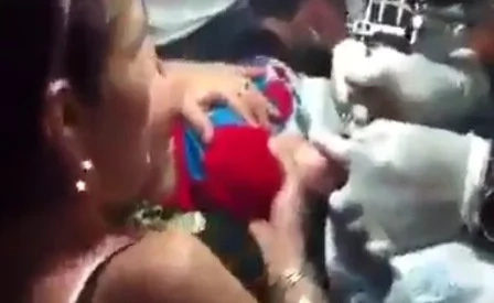 Child cries as his mom forces him to get a tattoo Child cries as his mom forces him to get a tattoo