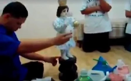 Miraculous dancing saint of Navotas caught on video Miraculous dancing saint of Navotas caught on video