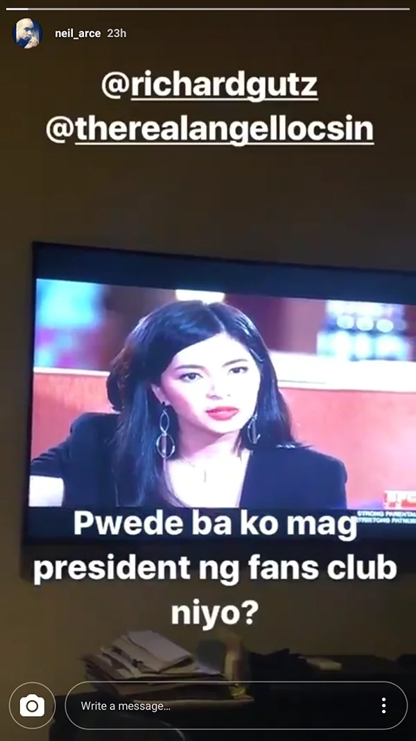 Neil Arce asks to be the president of ChardGel fans club Neil Arce asks to be the president of ChardGel fans club