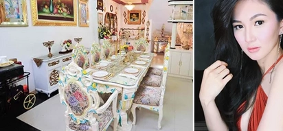 Sheena Halili’s kitchen and dining areas is every girly-girl's dream-come-true