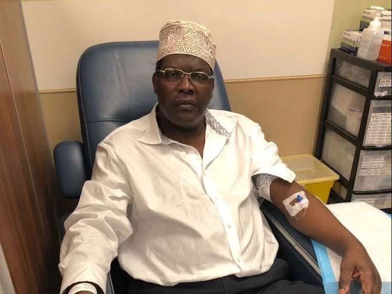 Miguna Miguna receiving treatment in Canada