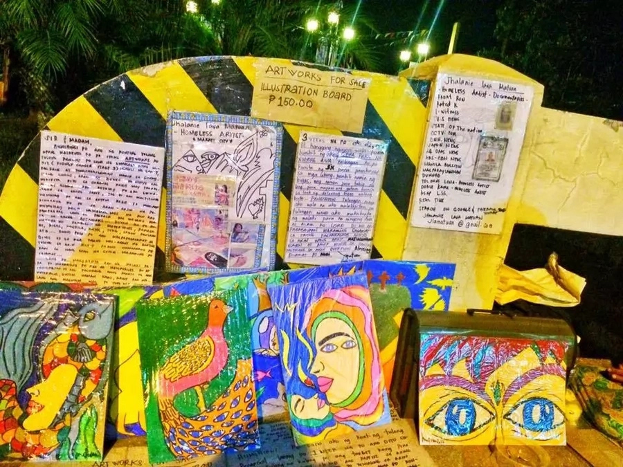 Homeless artist draws artwork to survive Homeless artist draws artwork to survive