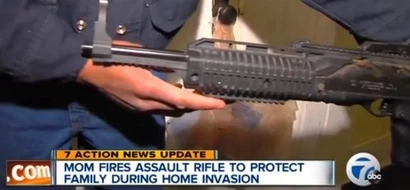 Mom Is Home With 2 Kids When She Sees 3 Punks Breaking In. Now Watch Her SHOCK Them All...