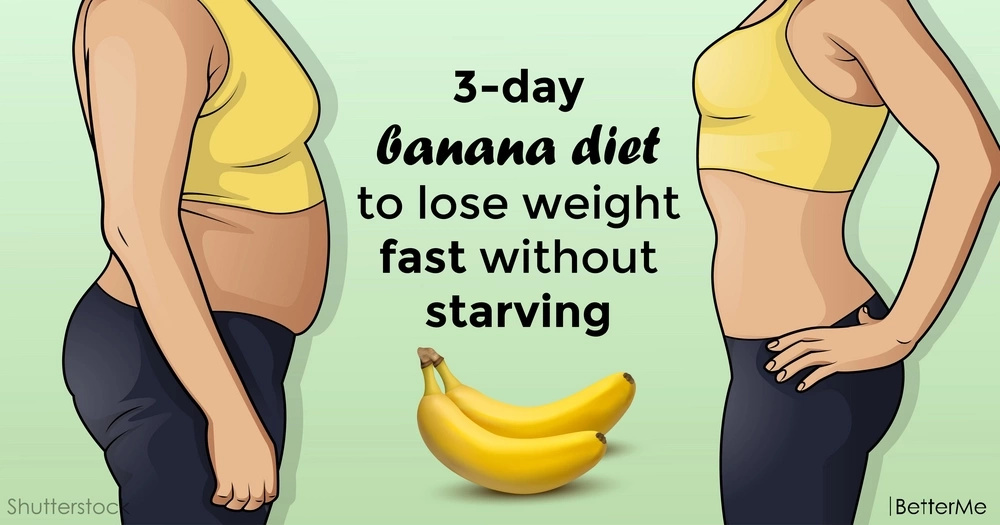 3 Day Effective Banana Diet To Lose Weight Fast Without Starving