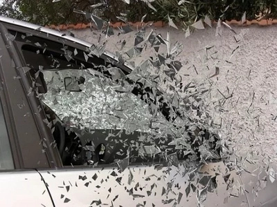 Furious Wife Smashes Husband's Mercedes! Wife Hits Husband's Posh Car With Her Toyota Fortuner. Find out the story here.