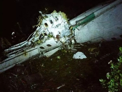 Plane Packed With Brazilian Footballers Crashes In Columbia