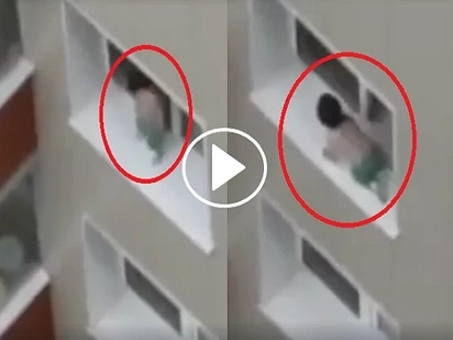Heart-stopping video of toddler will make you look after your kid 24/7