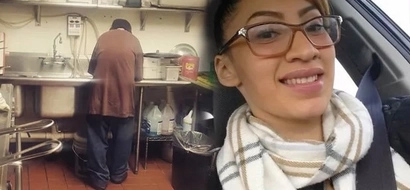 Dirty homeless man begs for a meal but compassionate cafe owner feeds him for life