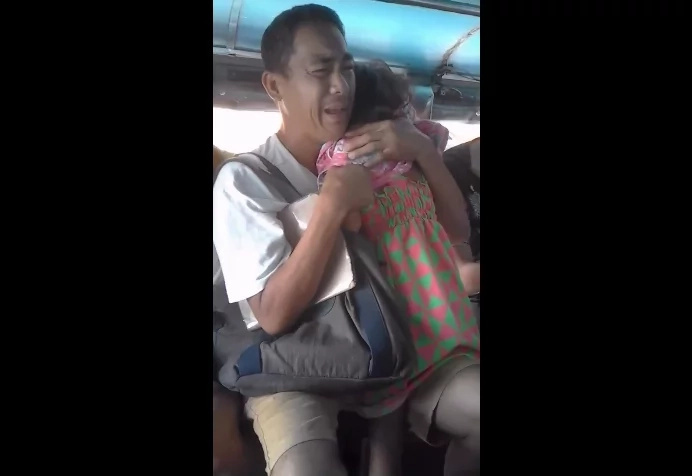 Heartbreaking: Father ached to see his daughter crying in pain. Heartbreaking: Father ached to see his daughter crying in pain.